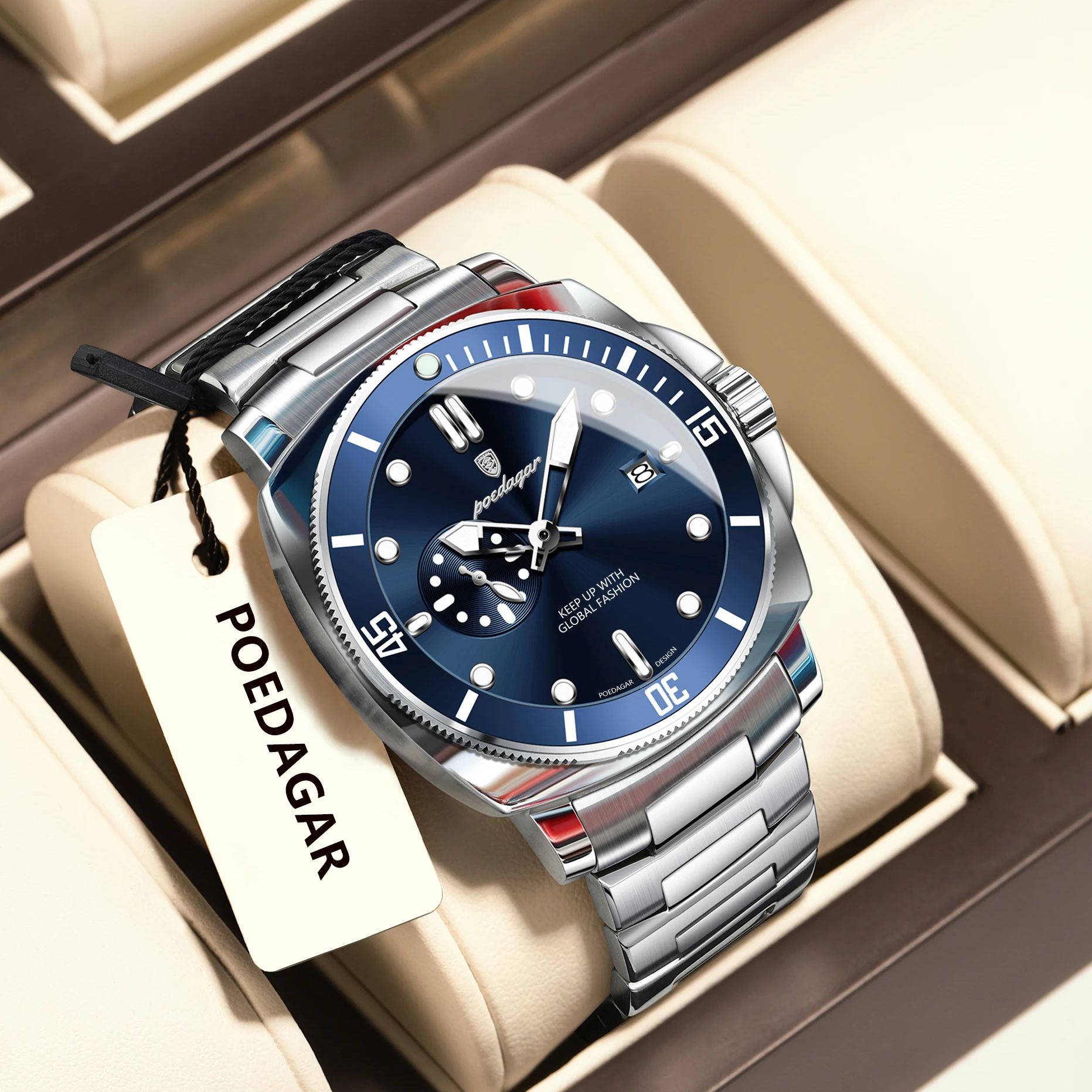 Luxury Watch Zone - POEDAGAR Top Fashion Luxury Watch For