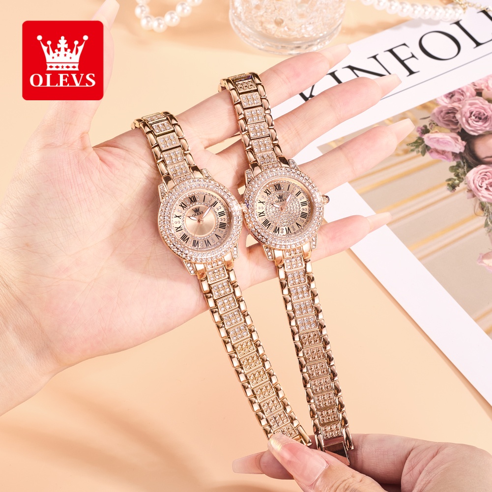 Luxury Watches - OLEVS Luxury Fashion ladies' watches Diamond