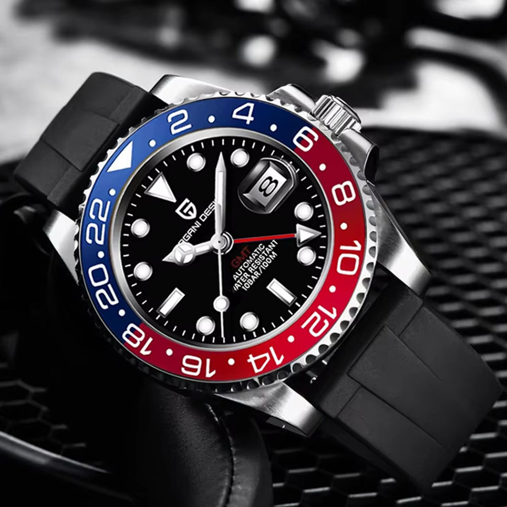Luxury Watch La - 40mm PAGANI DESIGN GMT Men Watch
