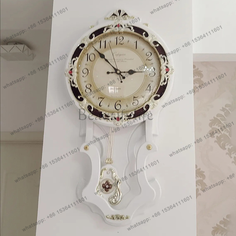 Luxury Watch Europe - Wood Vintage Wall Clocks Silent Pendulum