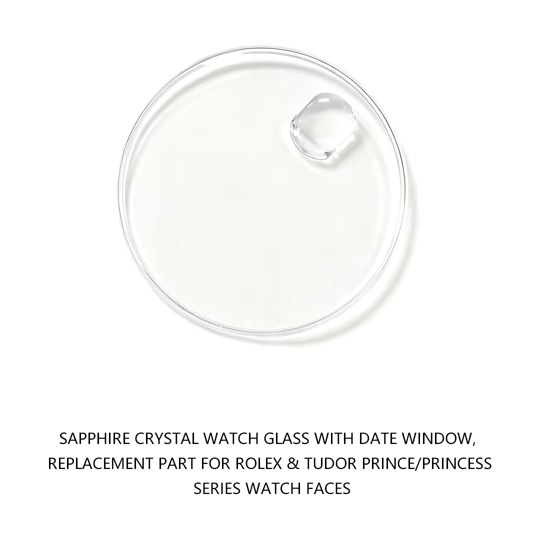 Luxury Watch Face - Sapphire Crystal Watch Glass with Date