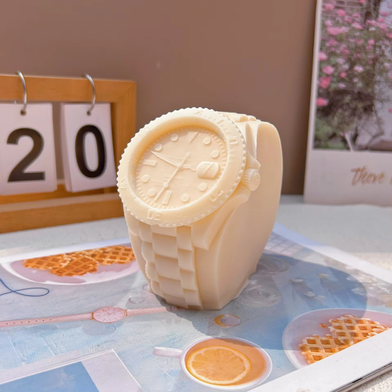 Luxury Watch Makes - Luxury watch decoration candle silicone mold