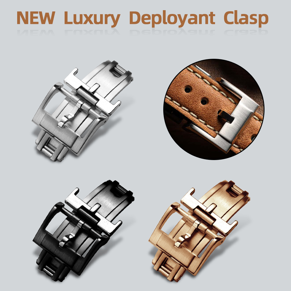 Luxury Watch Face - NEW Luxury Deployant Clasp 16mm 18mm
