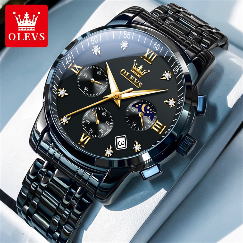 Luxury Watch Magazine - OLEVS Popular men's watches stainless steel