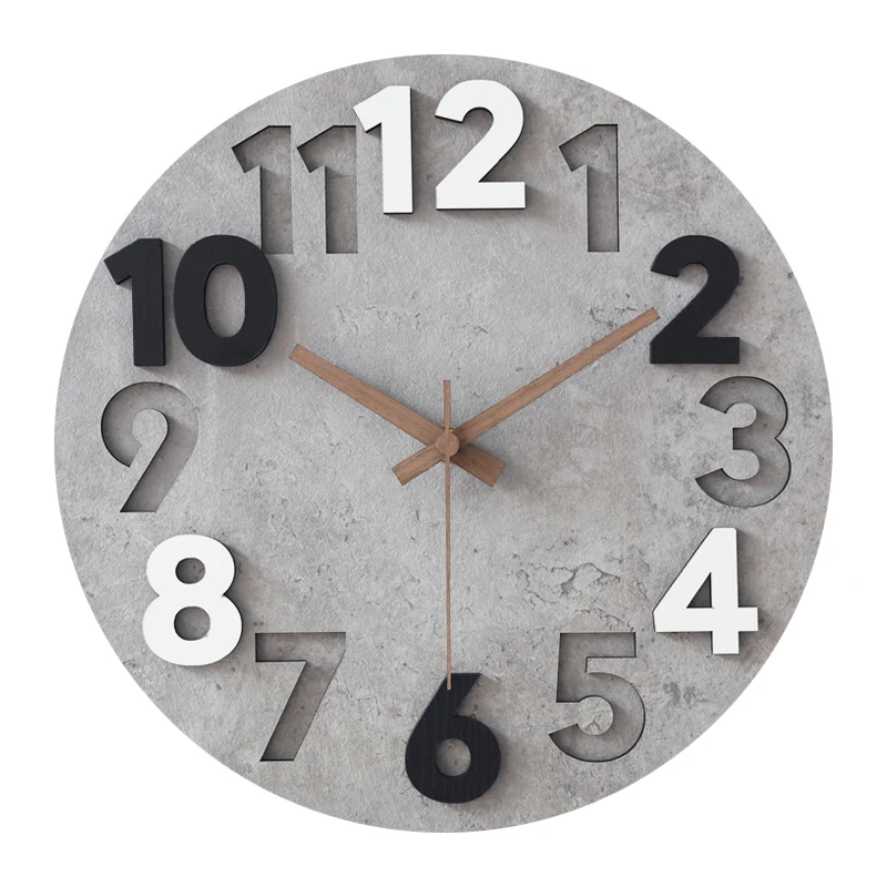 Luxury Watch Europe - Modern 3d Wall Clock Wood Clock