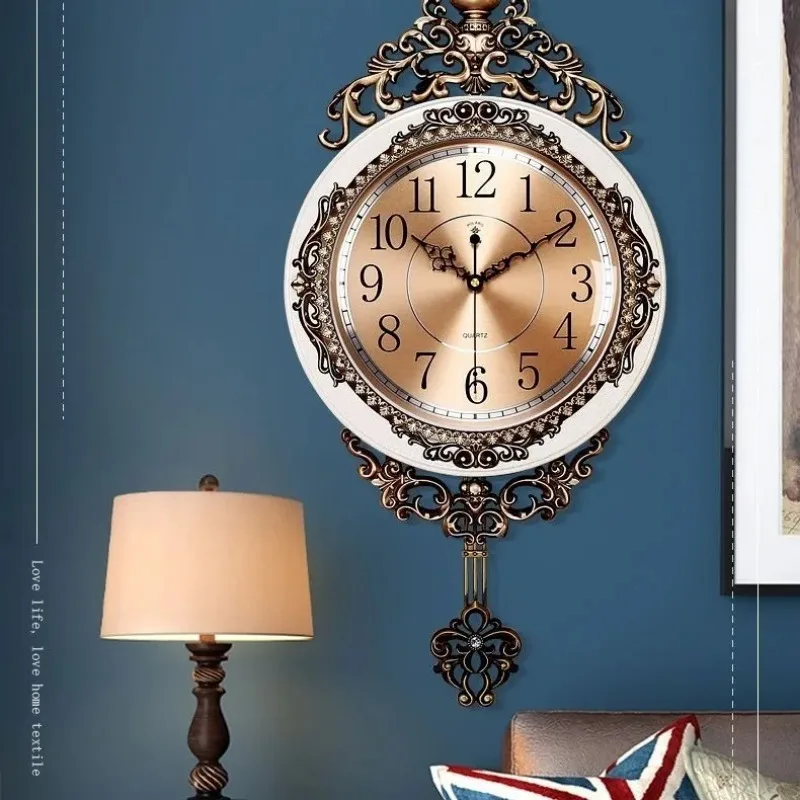 Luxury Watch Europe - Large Luxury Gold Wall Clock Living