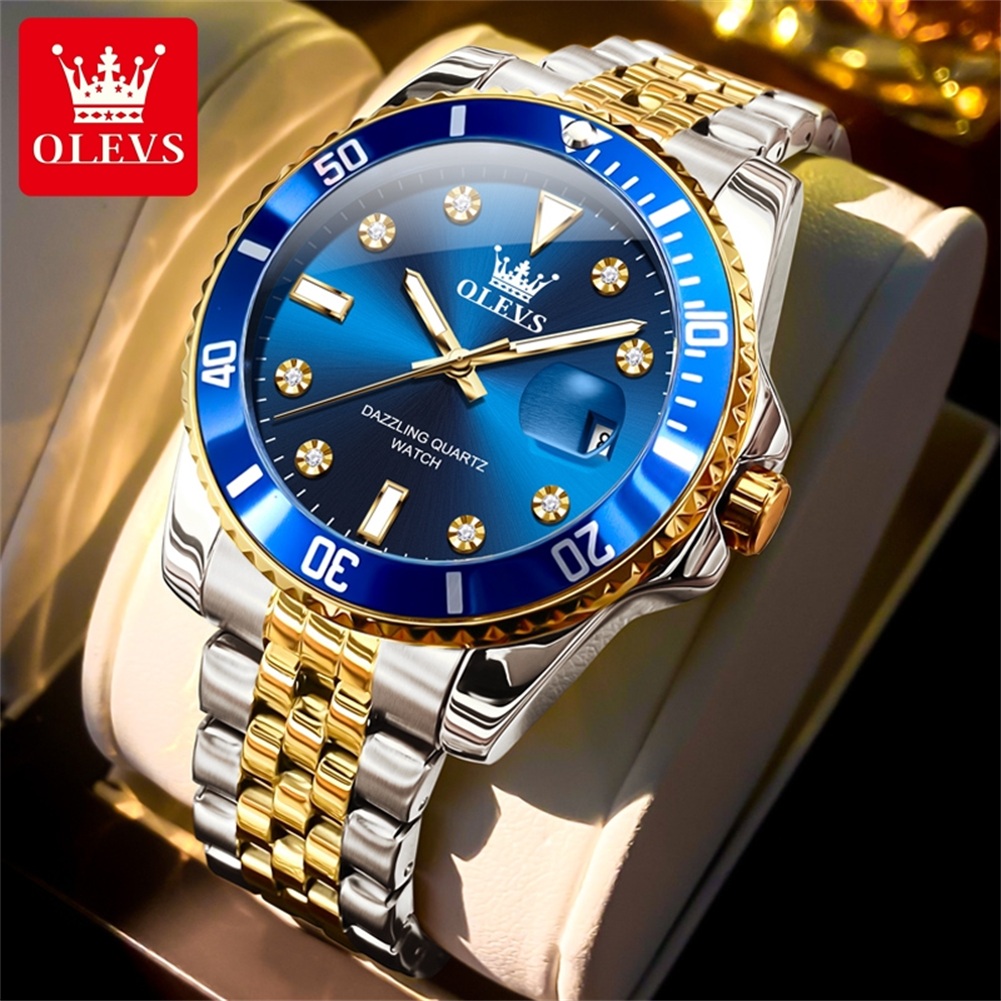 Luxury Watch Face - OLEVS Luxury Watch Business Waterproof Male