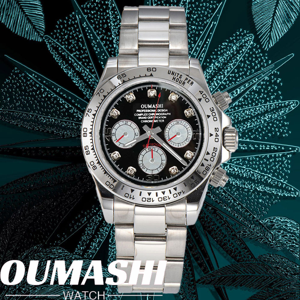 Luxury Watch Zone - Luxury VK63 WATCH 39mm quartz Chronograph