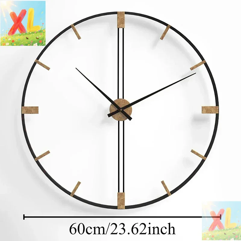 Luxury Watch Europe - Nordic Wall Clocks Metal Wall Watch