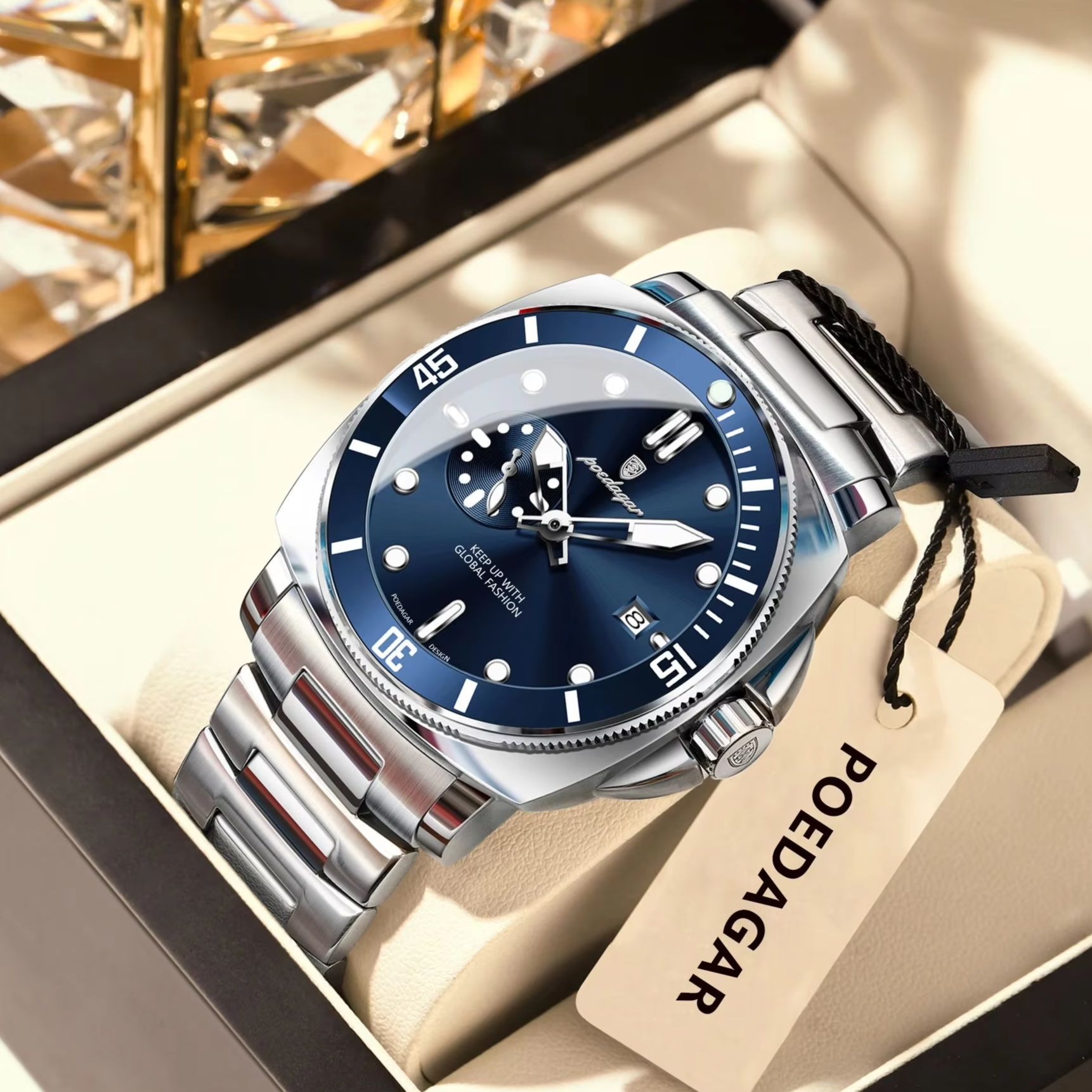 POEDAGAR Top Fashion Luxury Wa - Luxury Watch Zone review and price