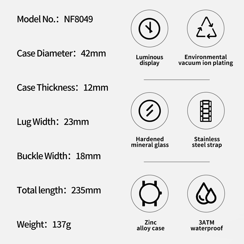 NAVIFORCE Fashion Watch For Me - Luxury Watch Face review and price