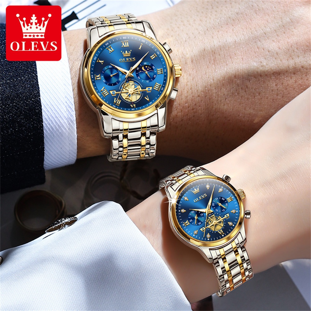 OLEVS Quartz Couple Watch Luxu - Luxury Watch Zone review and price