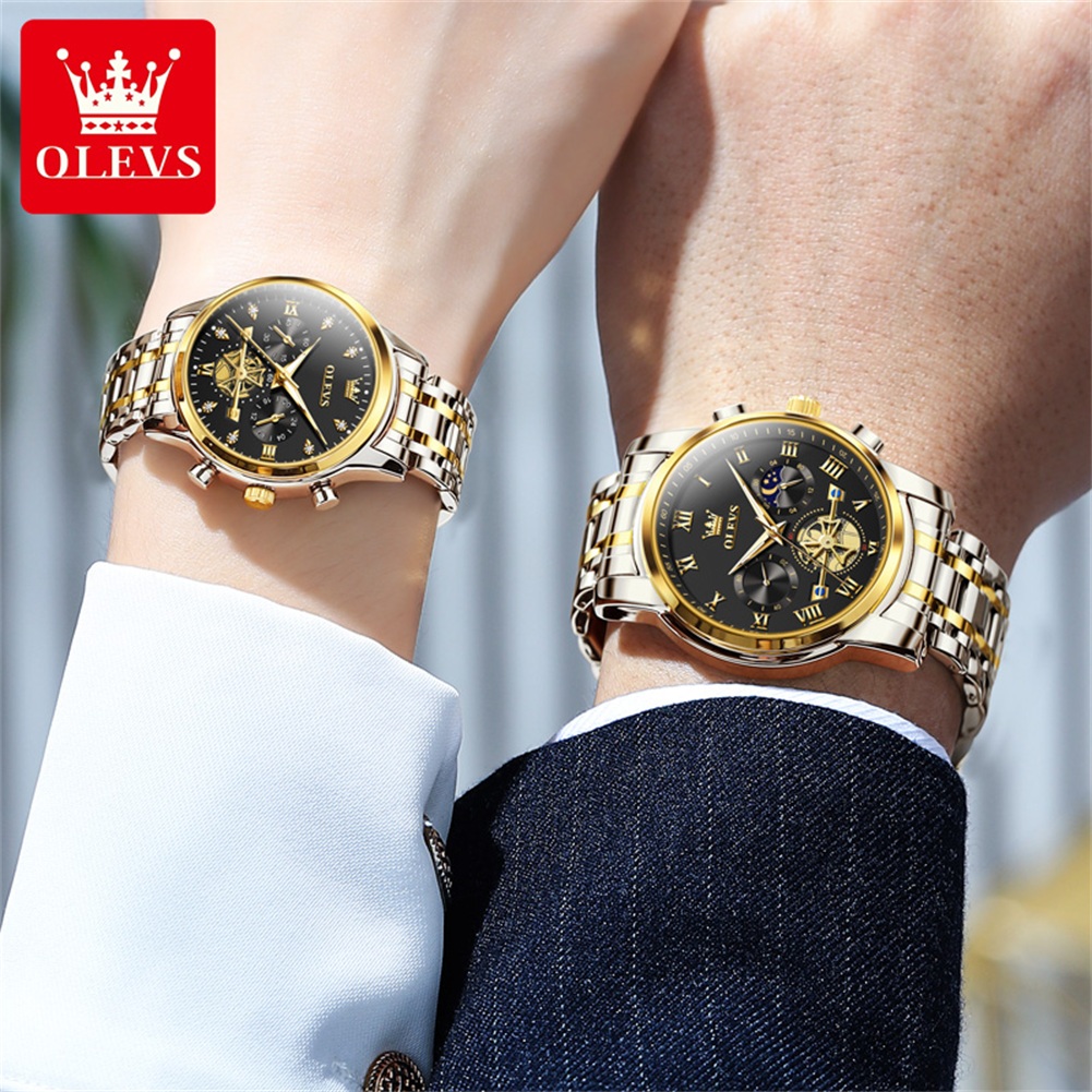 OLEVS Quartz Couple Watch Luxu - Luxury Watch Zone review and price