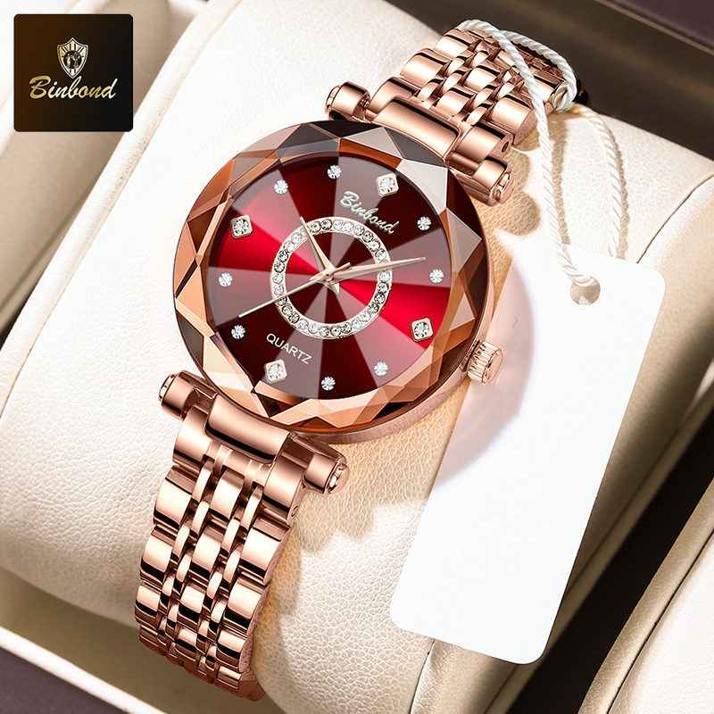 BINBOND Fashion Women's Quartz - Luxury Watch Face review and price