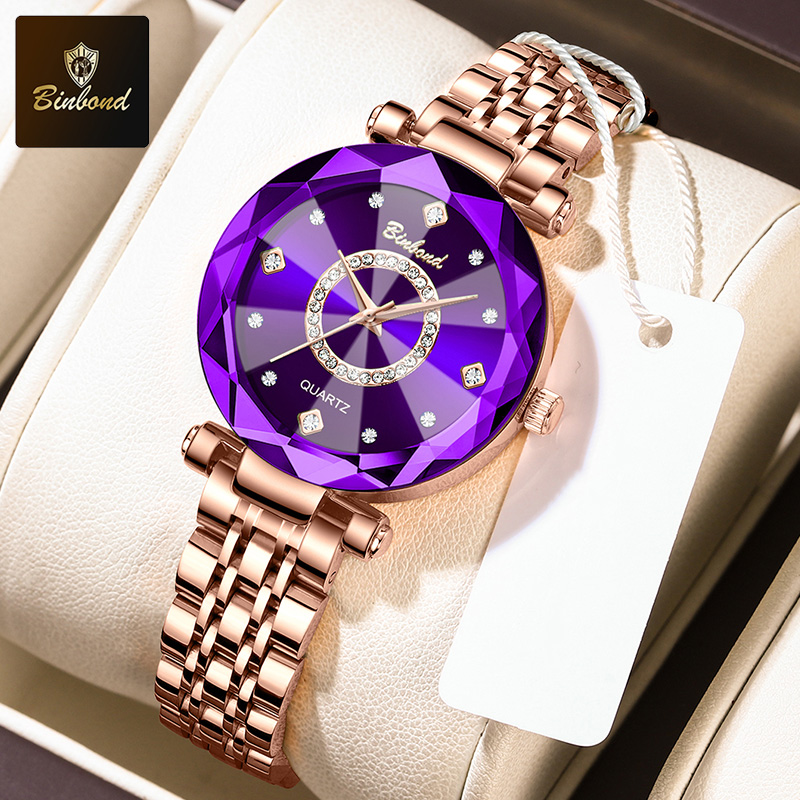 BINBOND Fashion Women's Quartz - Luxury Watch Face review and price