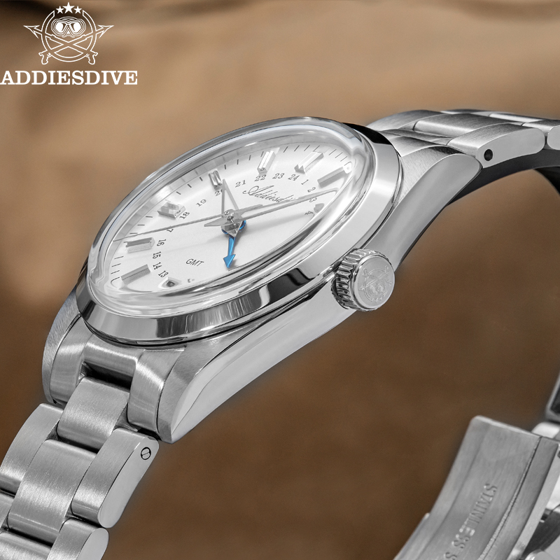 ADDIESDIVE Men GMT Quartz Move - Luxury Watch La review and price