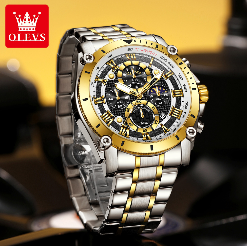 OLEVS 3689 Quartz Men's Watch  - Luxury Watch Zone review and price
