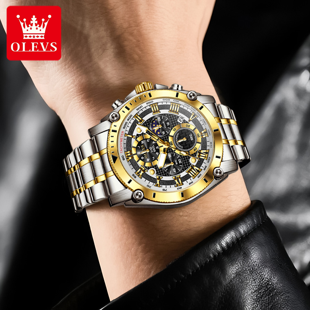 OLEVS 3689 Quartz Men's Watch  - Luxury Watch Zone review and price