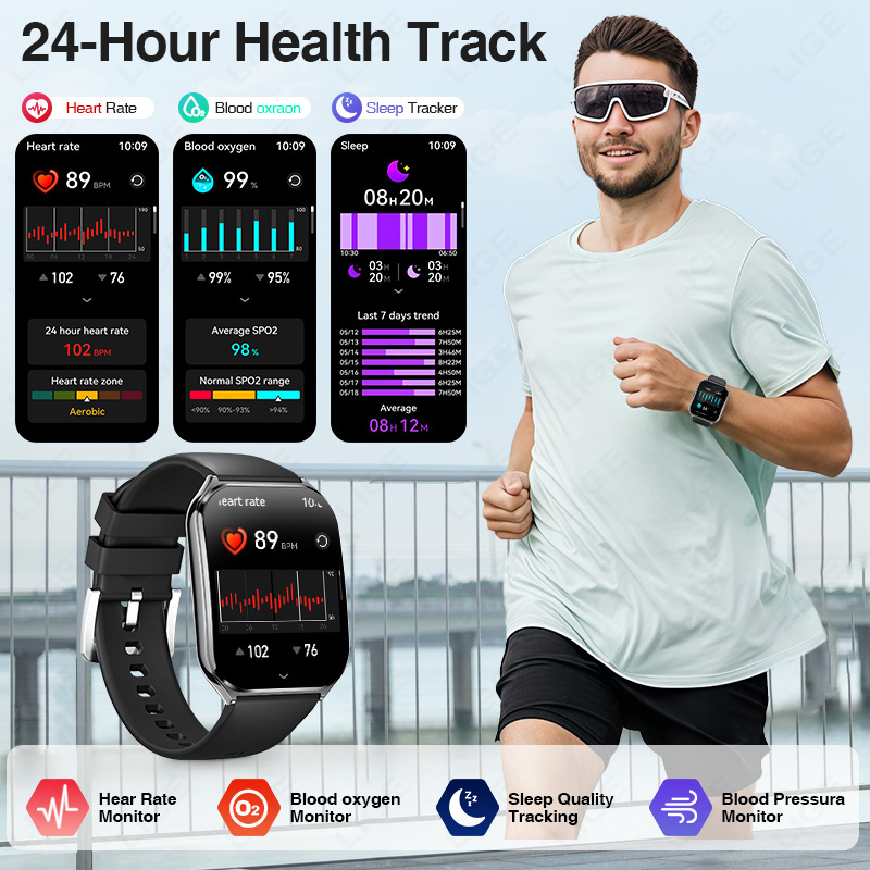 New Ultra Thin Smart Watch Men - Luxury Watch La review and price