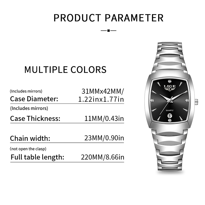 LIGE Watch women Business Luxu - Luxury Watches review and price