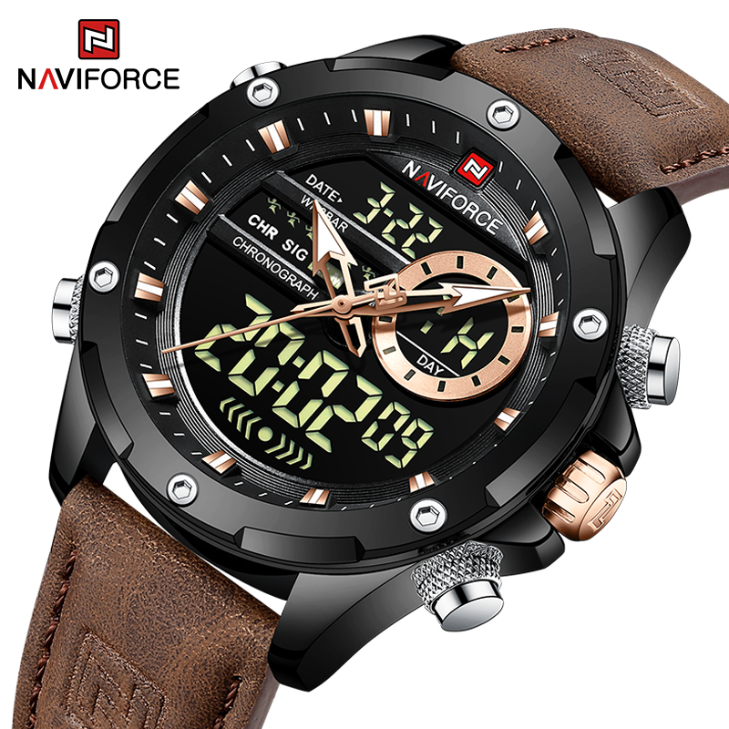 New NAVIFORCE Men Watches Quar - Luxury Watch Zone review and price