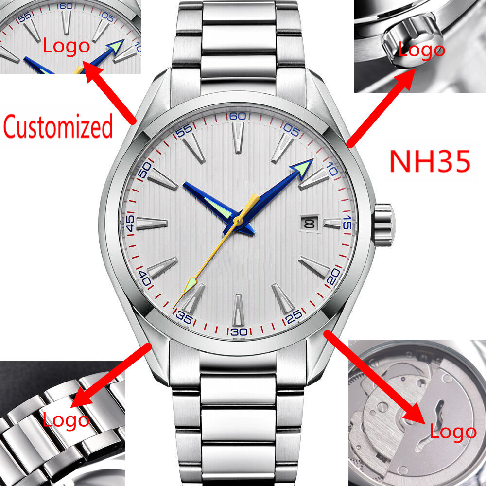 Custom Logo 41mm Men Miyota/NH - Luxury Watch Magazine review and price