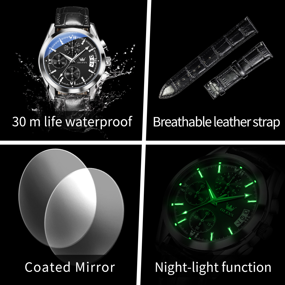 OLEVS Top Brand Luxury Men Wat - Luxury Watch Magazine review and price