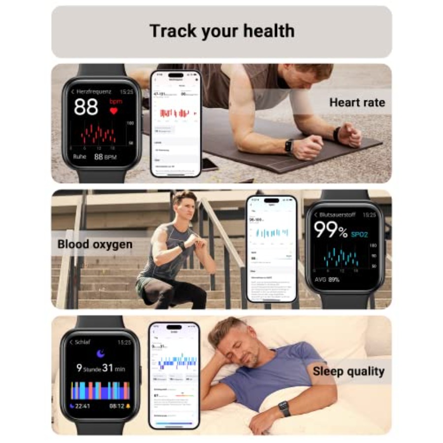 Smart Watch for Men/Women Andr - Luxury Watch Makes review and price